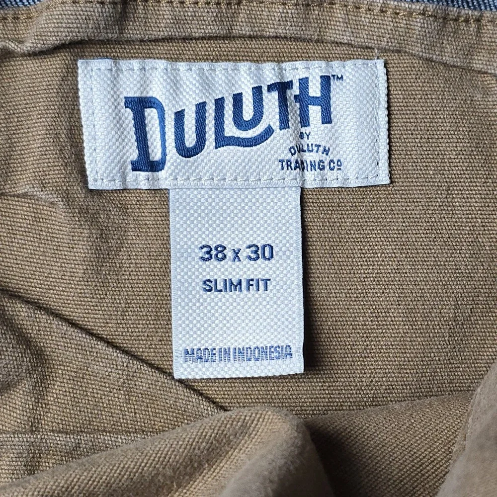 Duluth Ballroom Double Flex Jeans Mens 38x30 Slim Fit Blue‎ Dark Wash Straight
